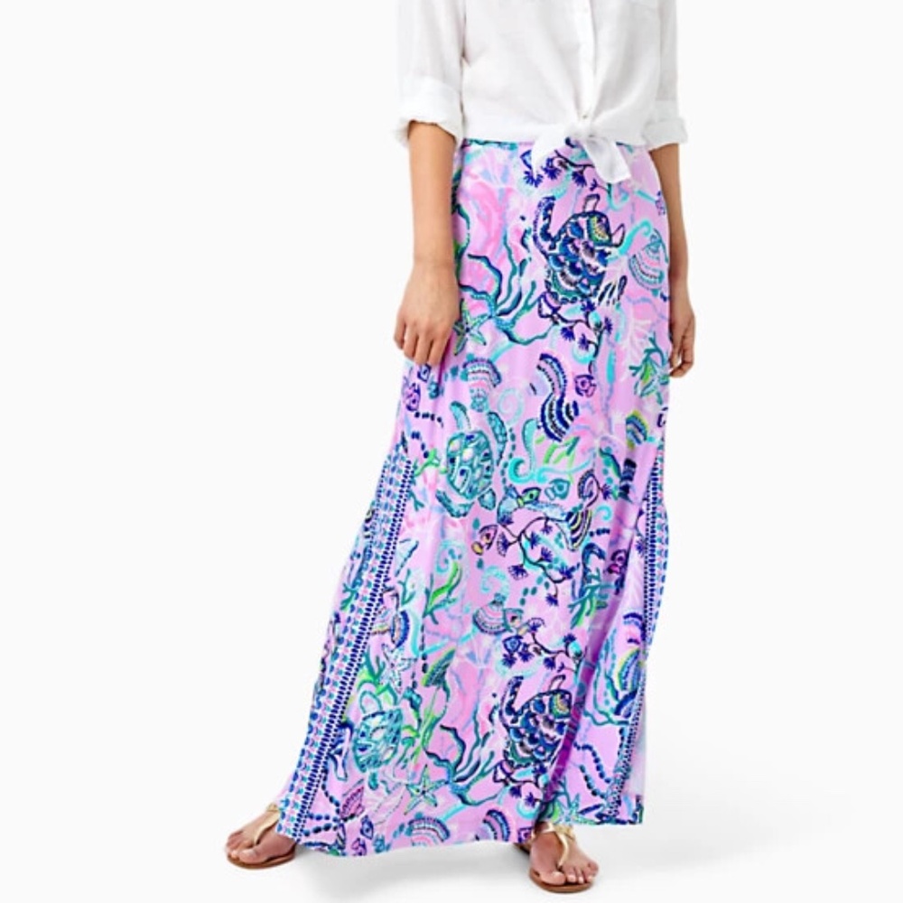 Lilly Pulitzer Adea maxi skirt S New